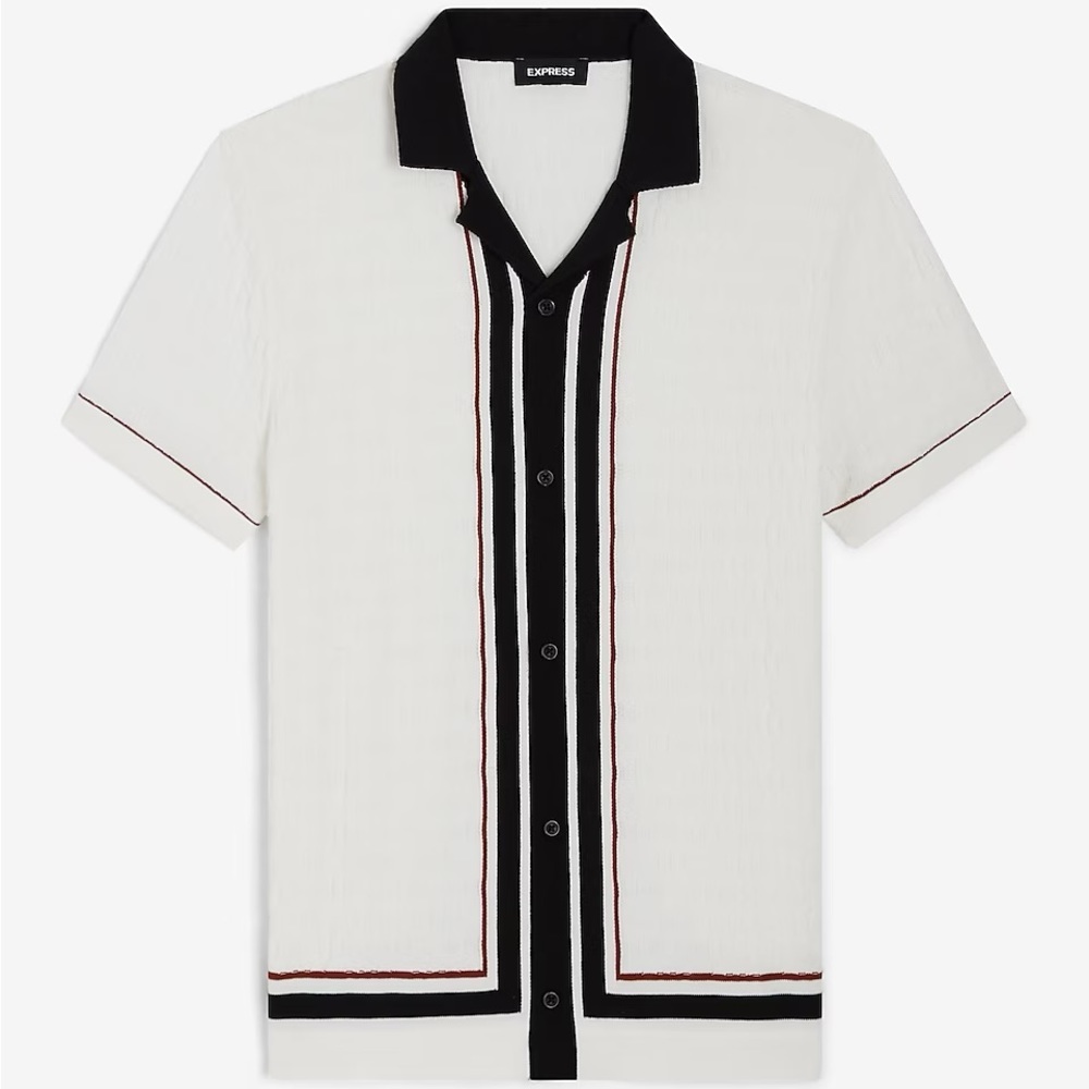 Express button down polo shirt. Men’s Size M